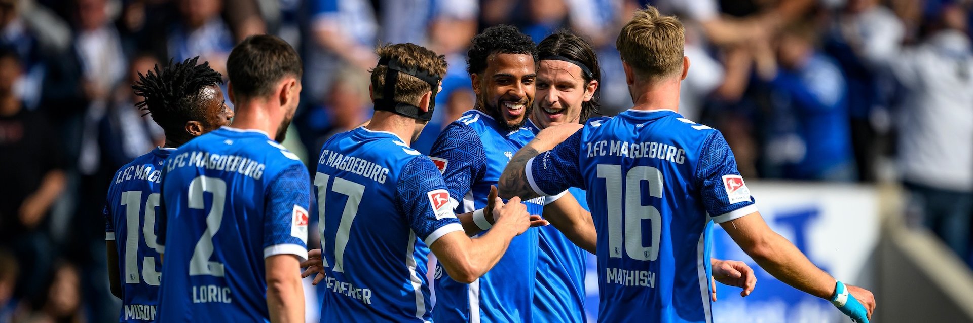 Gemeinsamer Jubel der Mannschaft
