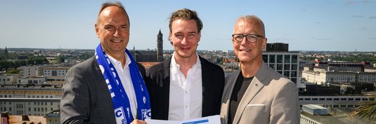 Von links: Thomas Fischbeck, Martin Geisthardt und Helge Henning