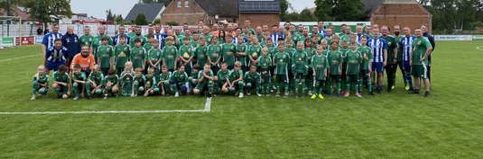 Die Traditionsmannschaft zu Gast in Saalfeld