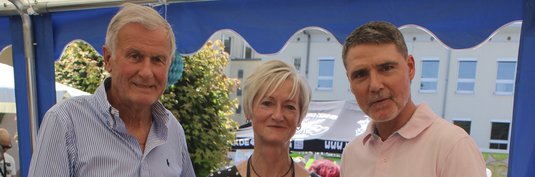 Von links: Jürgen Brennecke, Kathrin Schneeberg und Dennis Fuchs