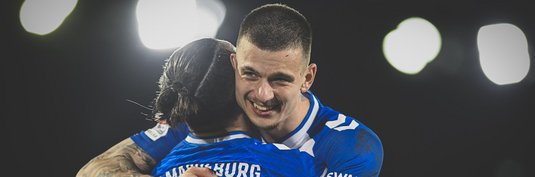 Gemeinsamer Jubel von Mateusz Zukowski und Baris Atik