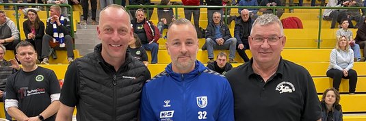 Alex Siemke (Mitte) wurde Torschützenkönig