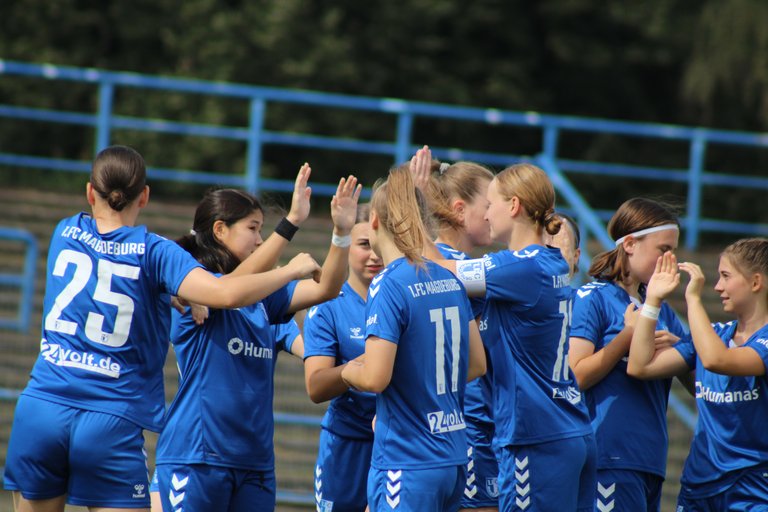 Jubel bei den FCM Frauen