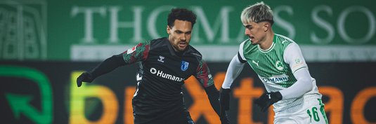 Herbert Bockhorn (links) im vergangenen Duell mit Fürth
