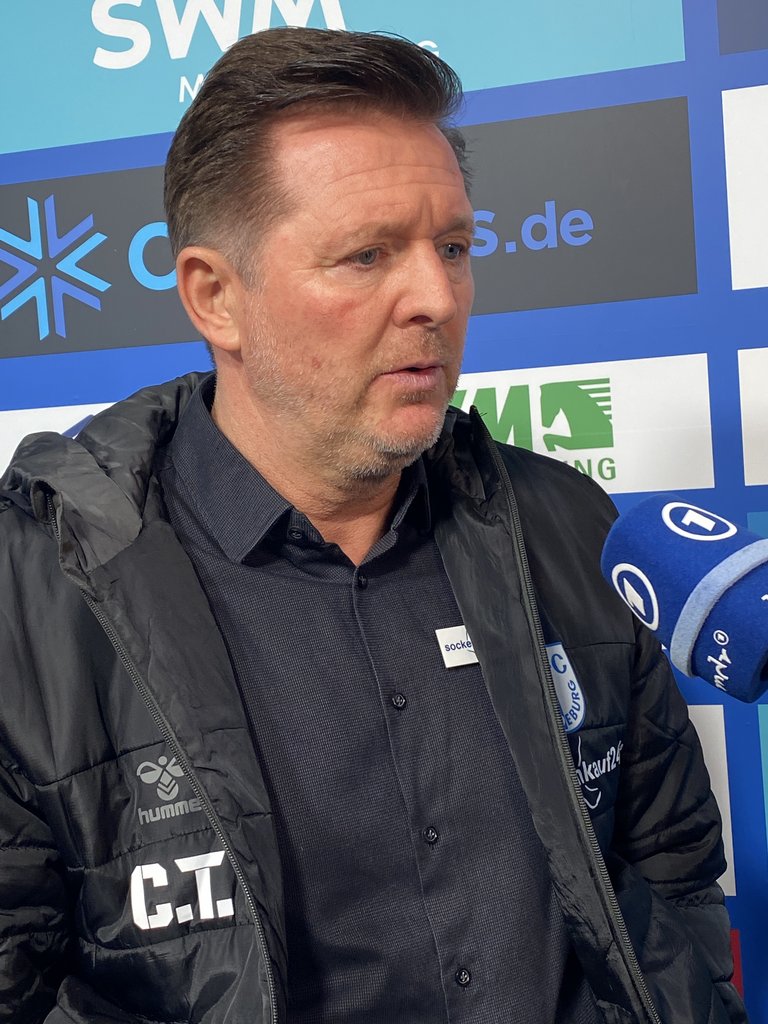 FCM-Trainer Christian Titz sah seine Mannschaft nach der Pause besser ins Spiel kommen.