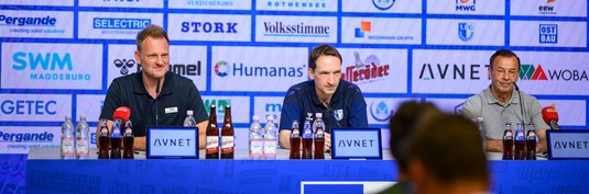 Von links: Markus Fiedler, Manuel Holscher und Otmar Schork
