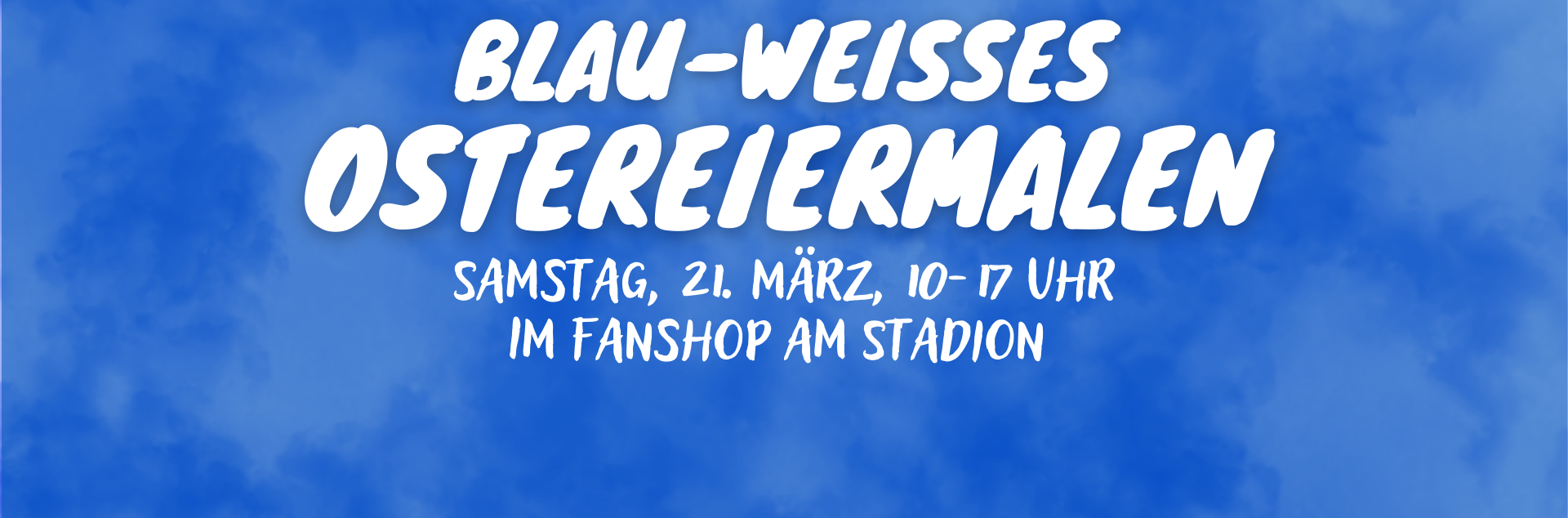 Blau-Weißes Ostereiermalen