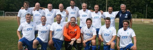 Die Traditionsmannschaft in Gatersleben