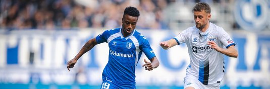 Lubambo Musonda (links) im Spiel gegen Paderborn.