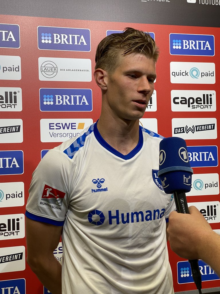 FCM-Stürmer Luca Schuler traf zur zwischenzeitlichen Führung.