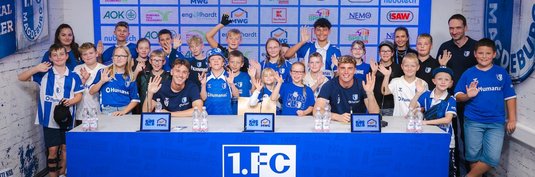 KidsClub-Pressekonferenz mit Noah Pesch & Noah Kruth.