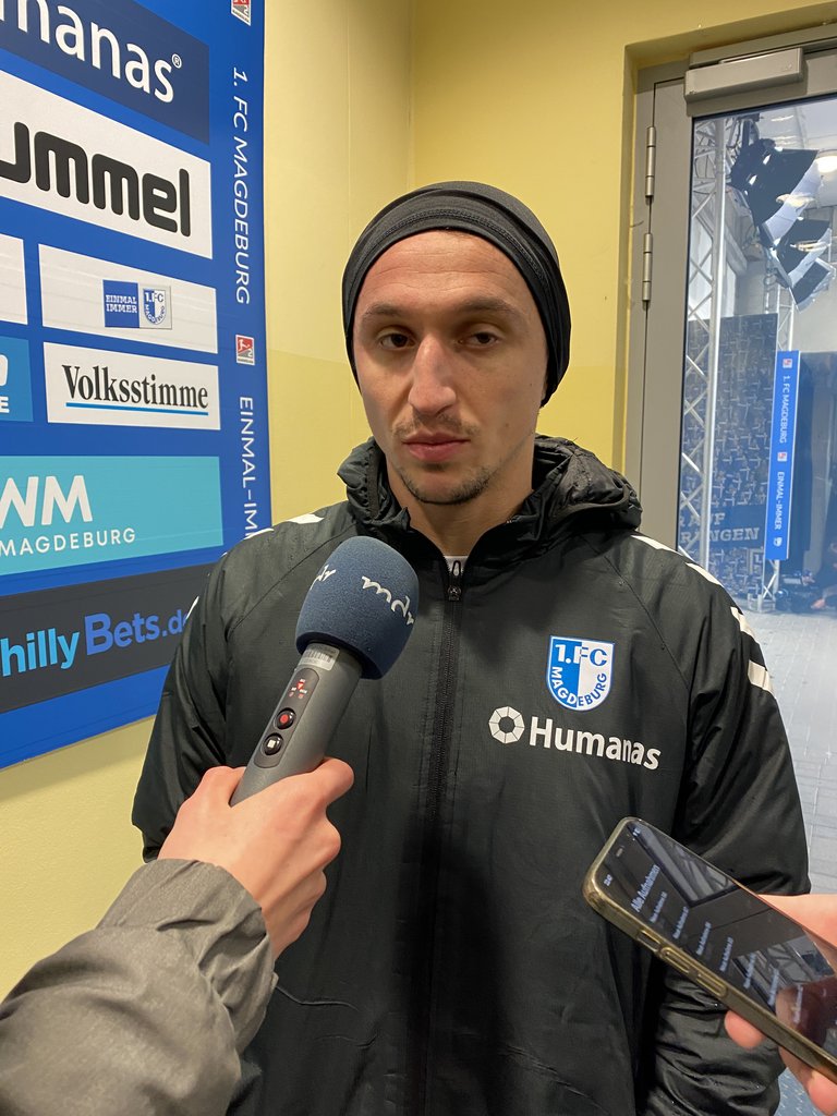 Baris Atik bestritt gegen Kaiserslautern sein 100. Pflichtspiel für den FCM.