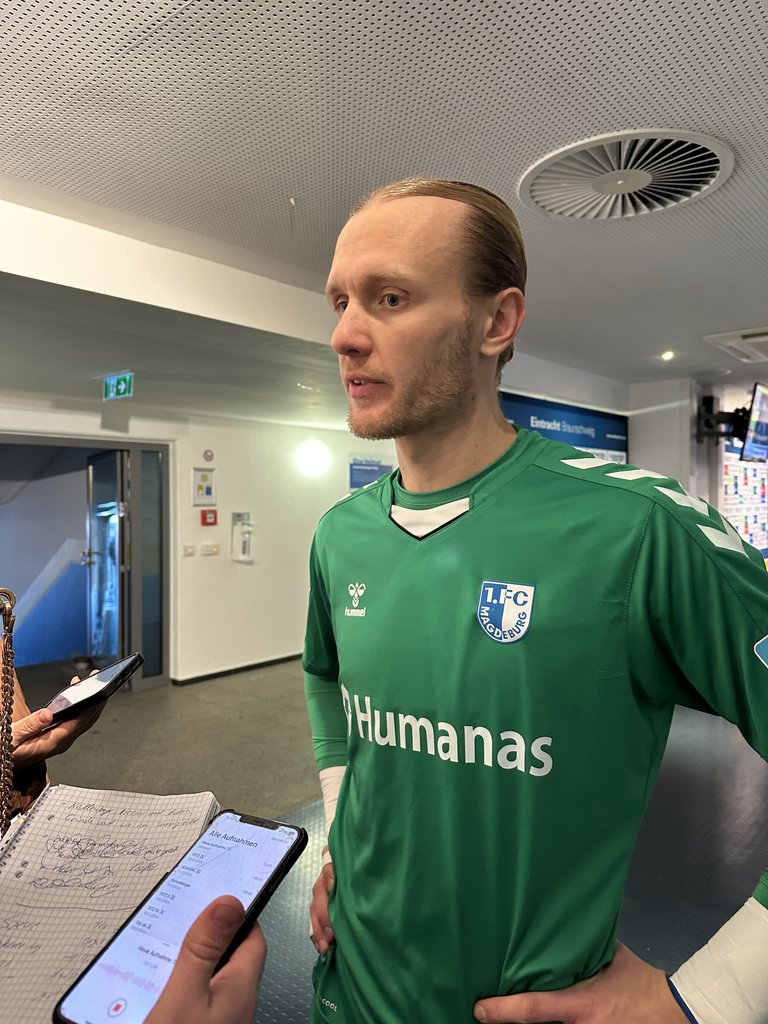FCM-Torhüter Dominik Reimann machte eine gute Partie, konnte beim Gegentor wenig machen.