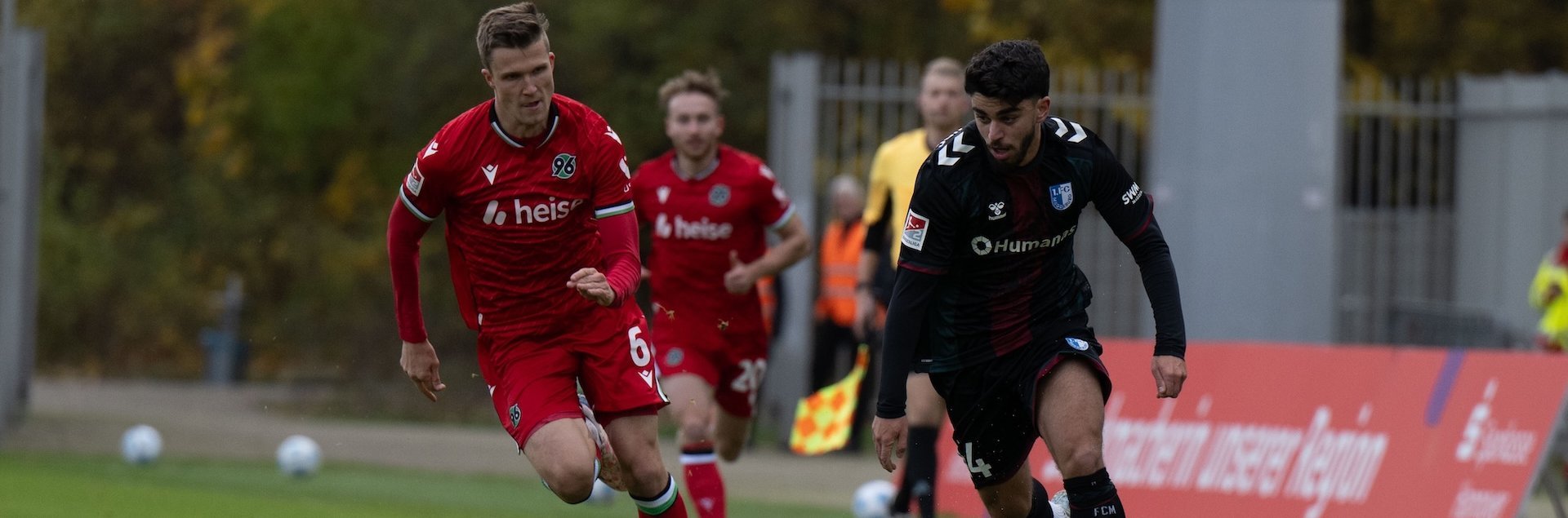 Abu El-Zein (rechts) im Duell mit Fabian Kunze