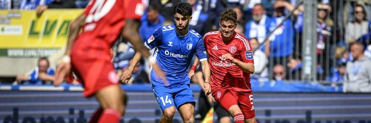 Abu El Zein (Mitte) im Spiel gegen Düsseldorf.