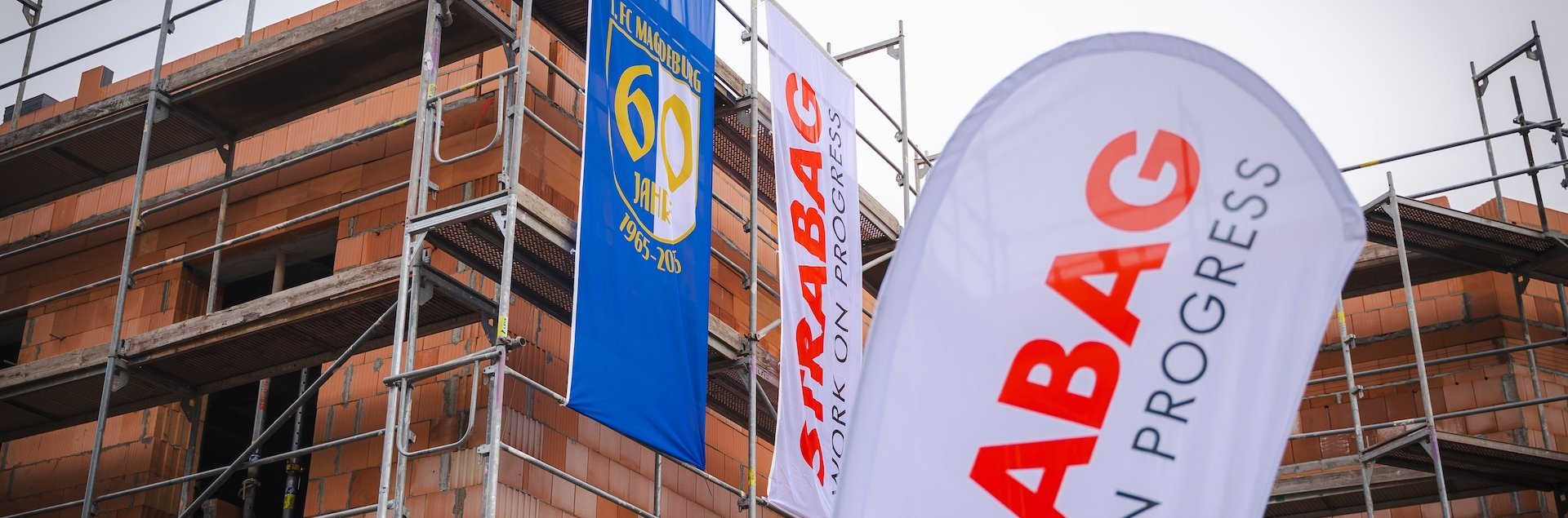 Richtfest für das neue Funktionsgebäude