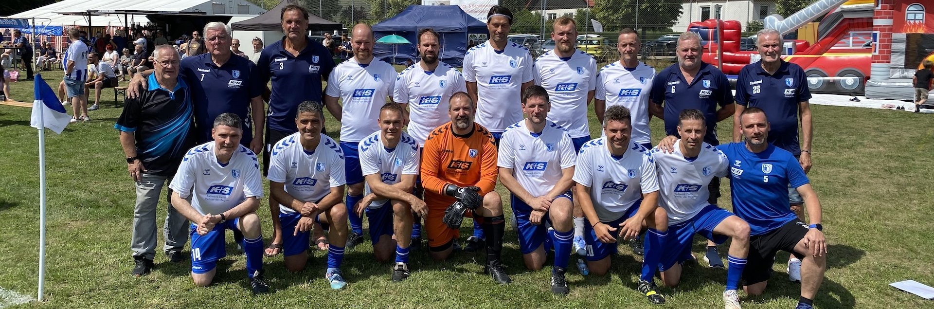 Die FCM-Traditionsmannschaft in Elbenau
