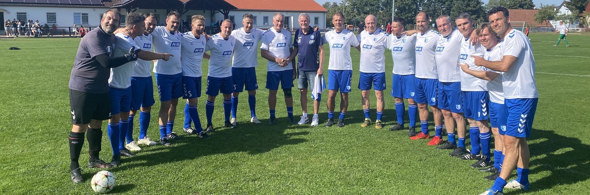 Die Traditionsmannschaft in Bad Salzungen