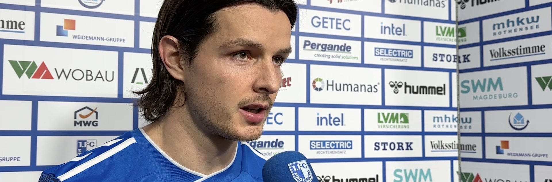 Jean Hugonet im Interview nach dem Spiel gegen Hertha BSC