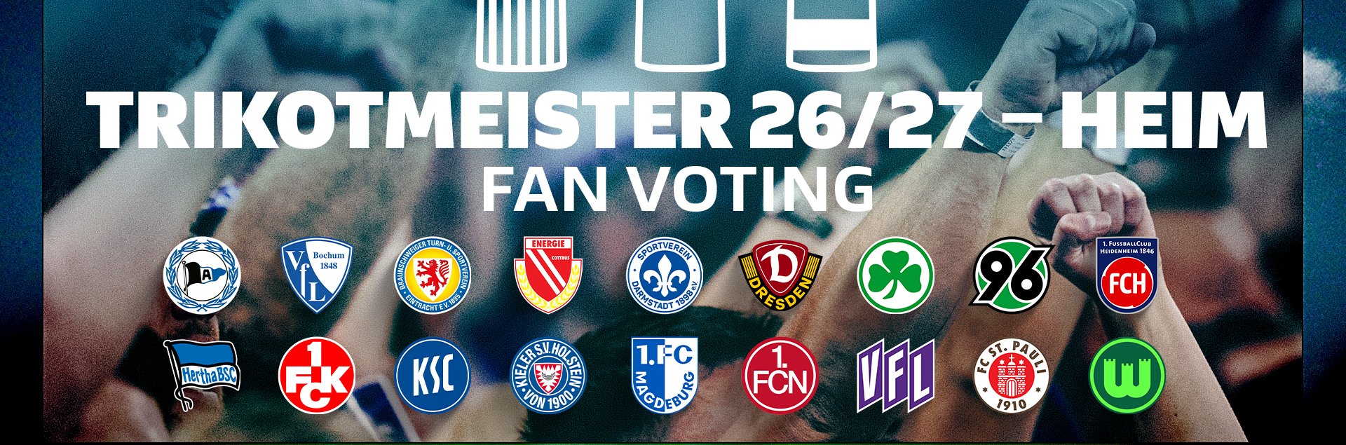 Trikot-Voting der 2. Bundesliga