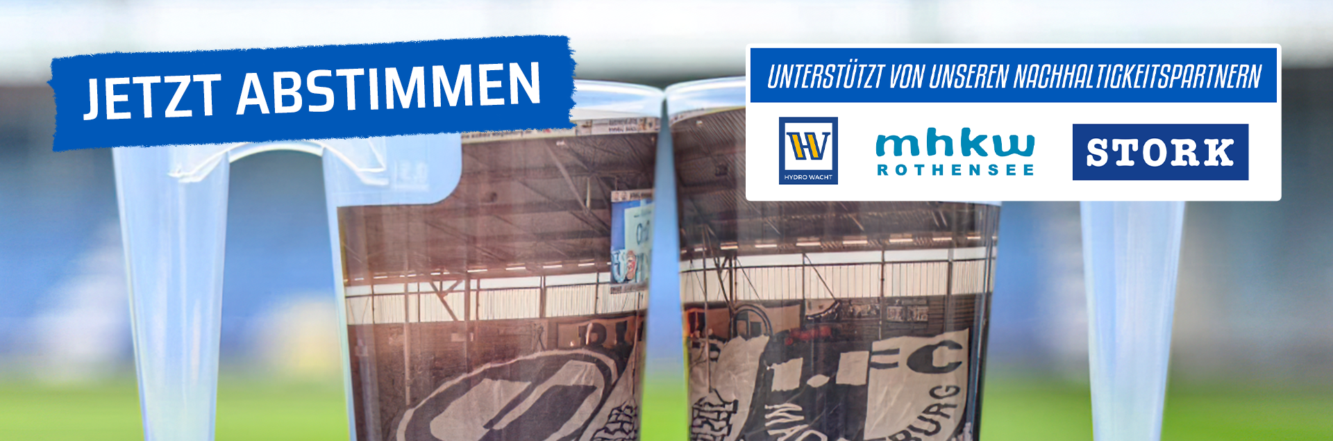Jetzt für die Becherspende abstimmen!