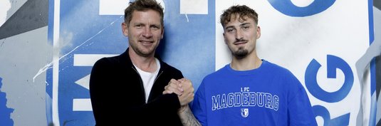 Tony Reitz (rechts) und Sportdirektor Peer Jaekel