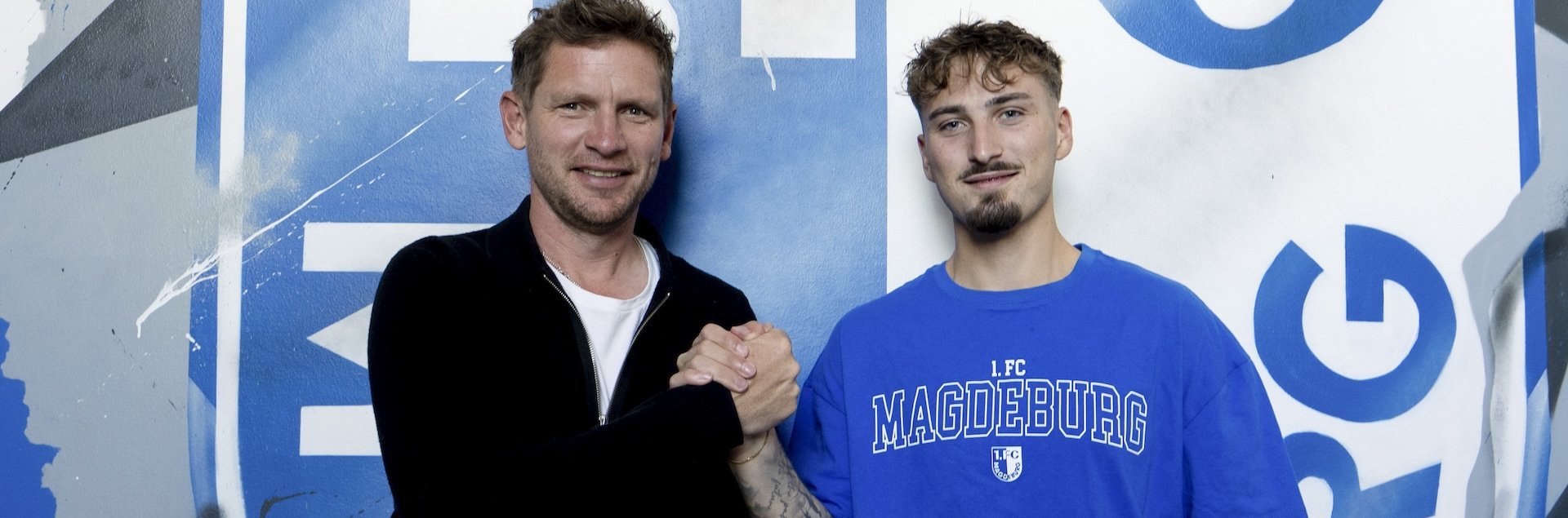 Tony Reitz (rechts) und Sportdirektor Peer Jaekel