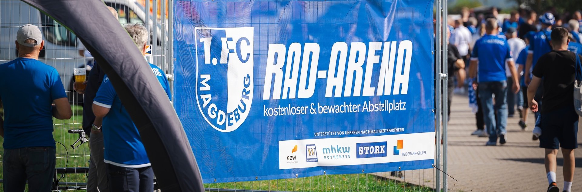 Mit dem Rad zum Spiel
