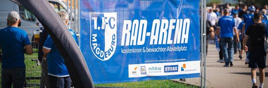 Mit dem Rad zum Spiel