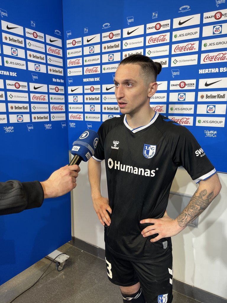 FCM-Offensivspieler Baris Atik war nach dem Spiel extrem enttäuscht.