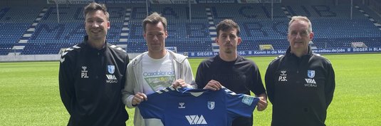 Von links: Pascal Ibold, Julius Pfennig, Stefan Korsch und Petrik Sander
