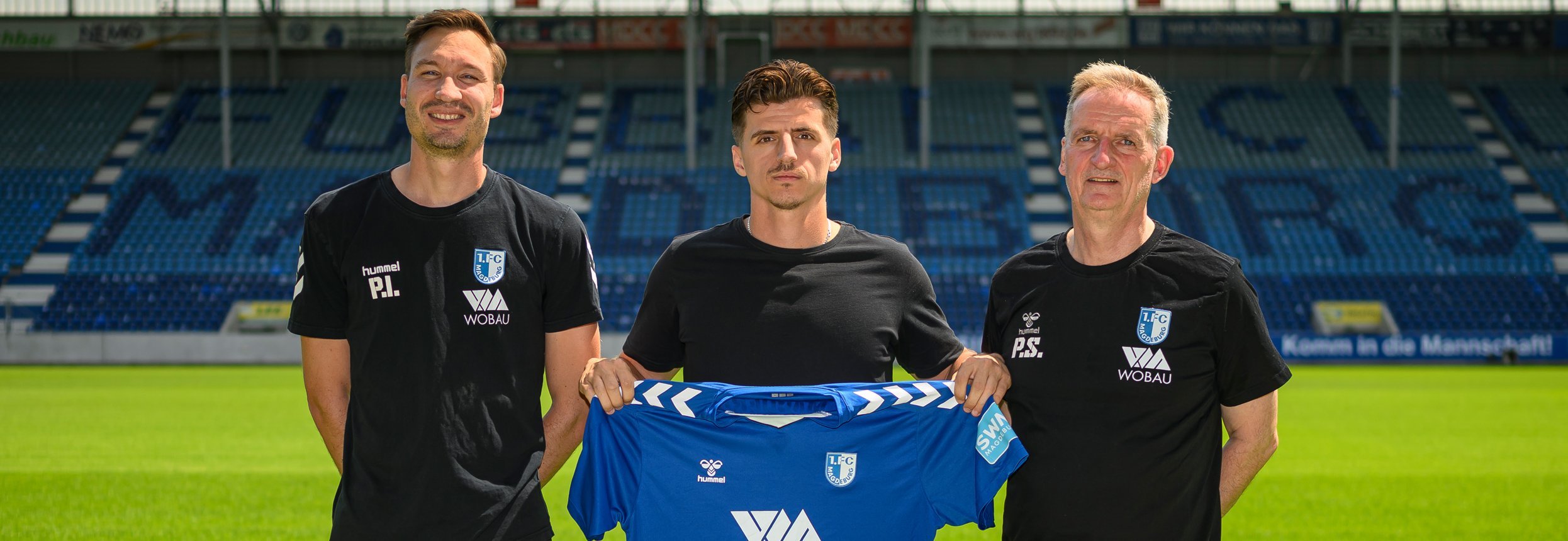 Von links: Pascal Ibold, Enis Bytyqi und Petrik Sander