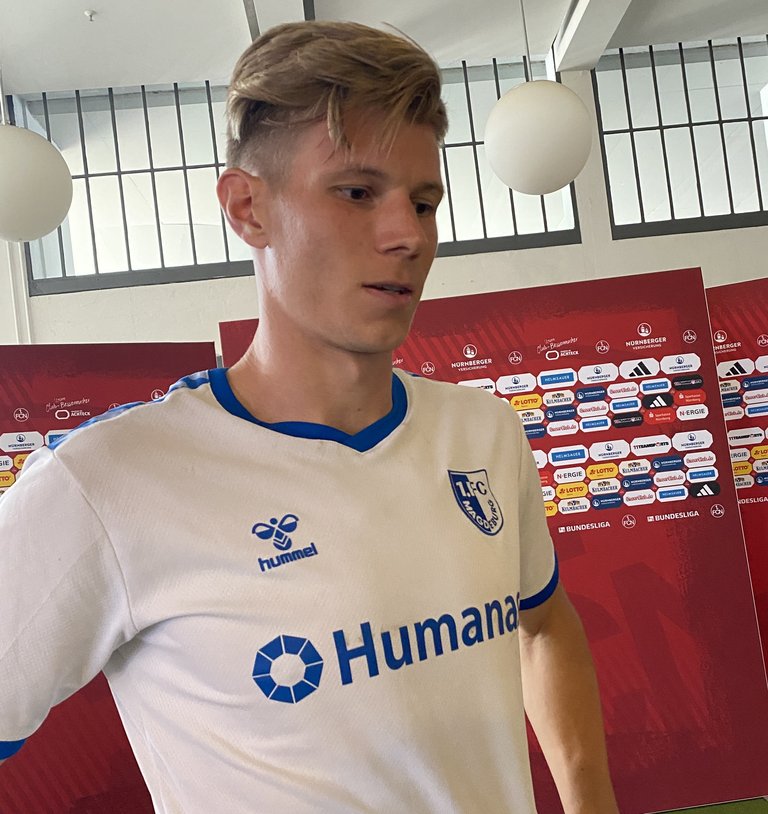 FCM-Stürmer Luca Schuler war nach dem Spiel enorm unzufrieden.