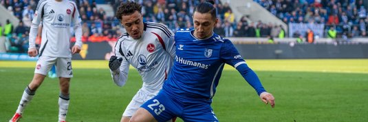 Baris Atik (rechts) im Spiel gegen Nürnberg 