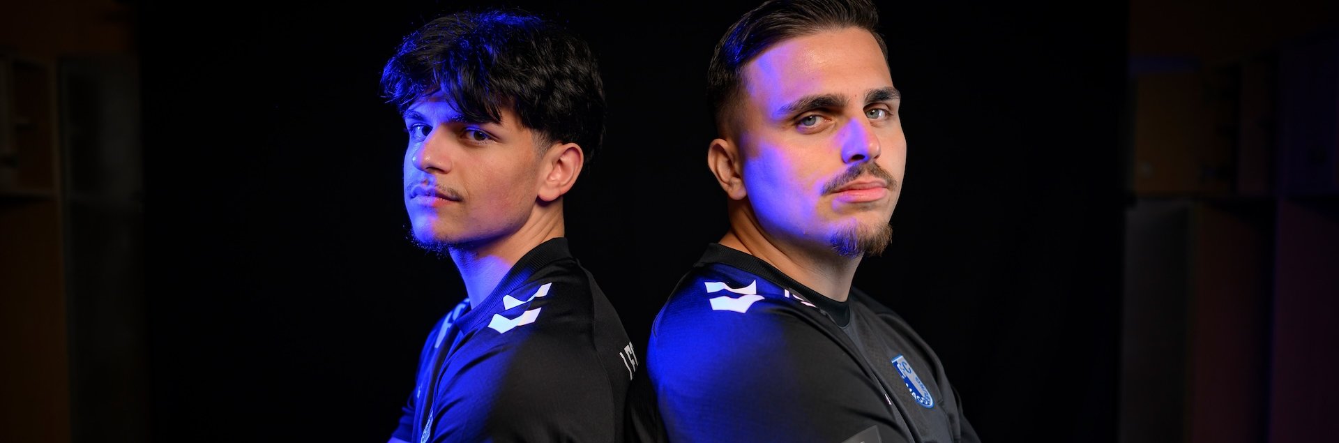 Unsere E-Sportler Djamal (links) und Ali