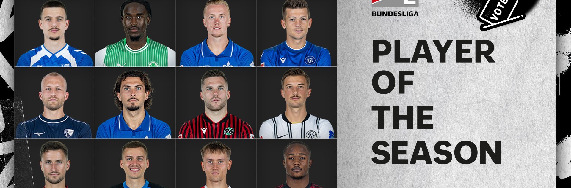 Spieler der Saison in der 2. Bundesliga gesucht