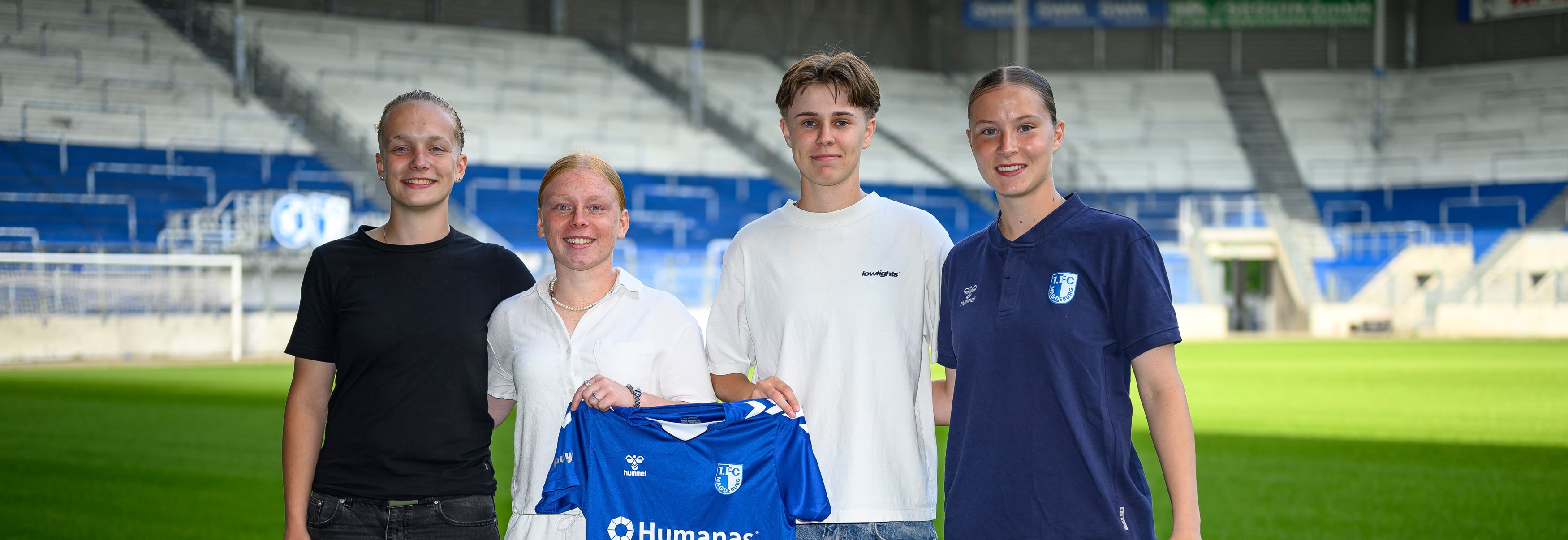Von links: Nele Johanna Riesler, Amy Marie Brathje, Marie Krümmel, Laura Krug