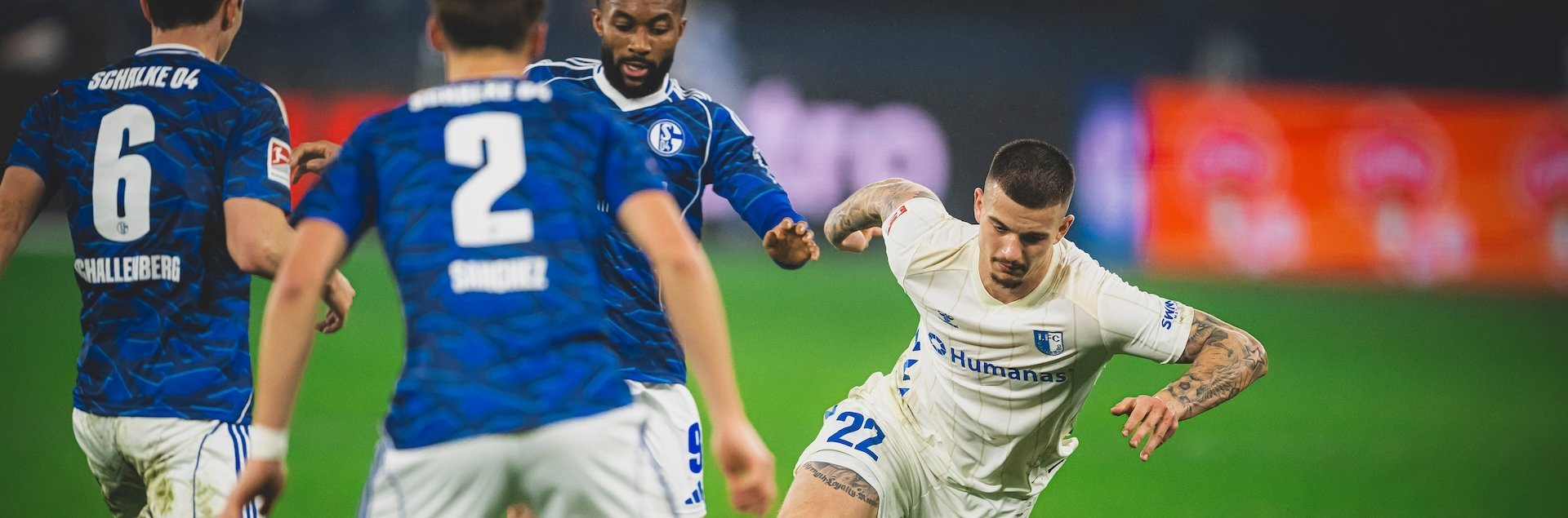 Mateusz Zukowski (rechts) erzielte zwei der drei FCM-Tore