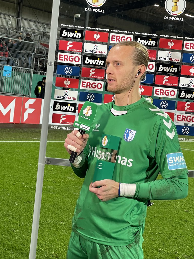 Dominik Reimann wurde in Kiel zum "Man of the Match" gewählt.