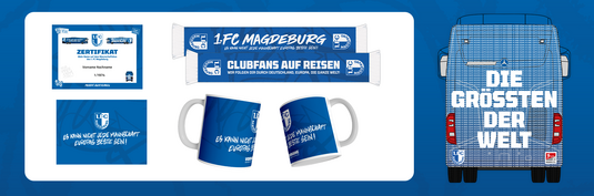 Dein Name auf dem Mannschaftsbus