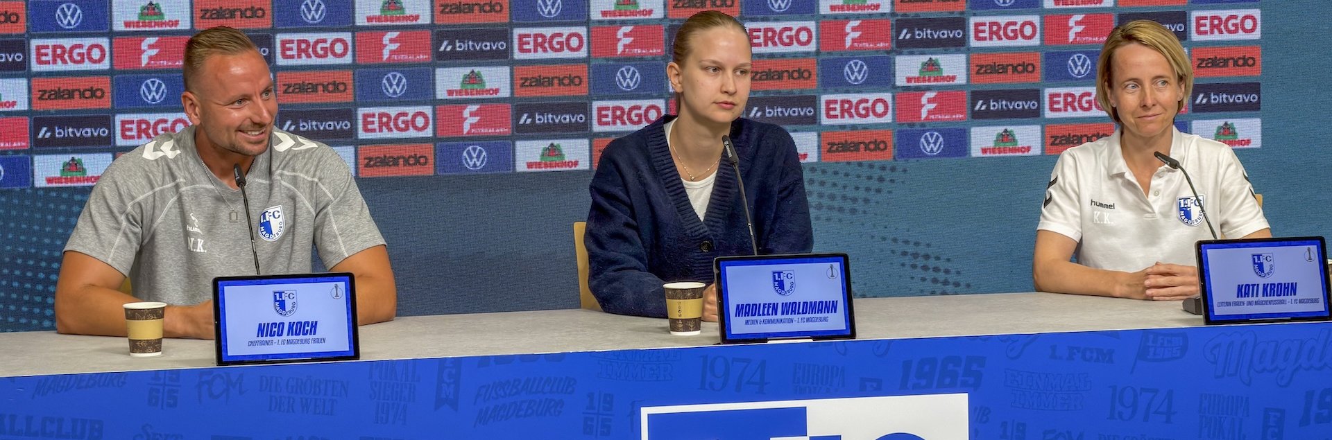 Von links: Nico Koch, Madleen Waldmann und Kati Krohn