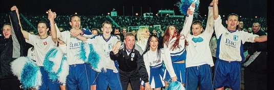 Jubel nach dem Bayern-Spiel