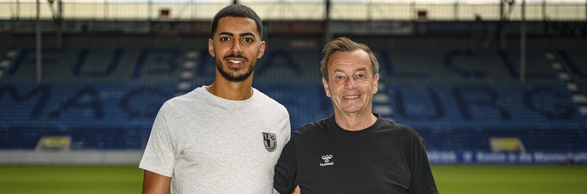 Tarek Chahed (links) mit Sportchef Otmar Schork