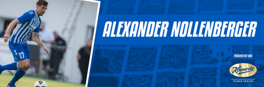 Alexander Nollenberger erzielt das Tor des Monats Juli