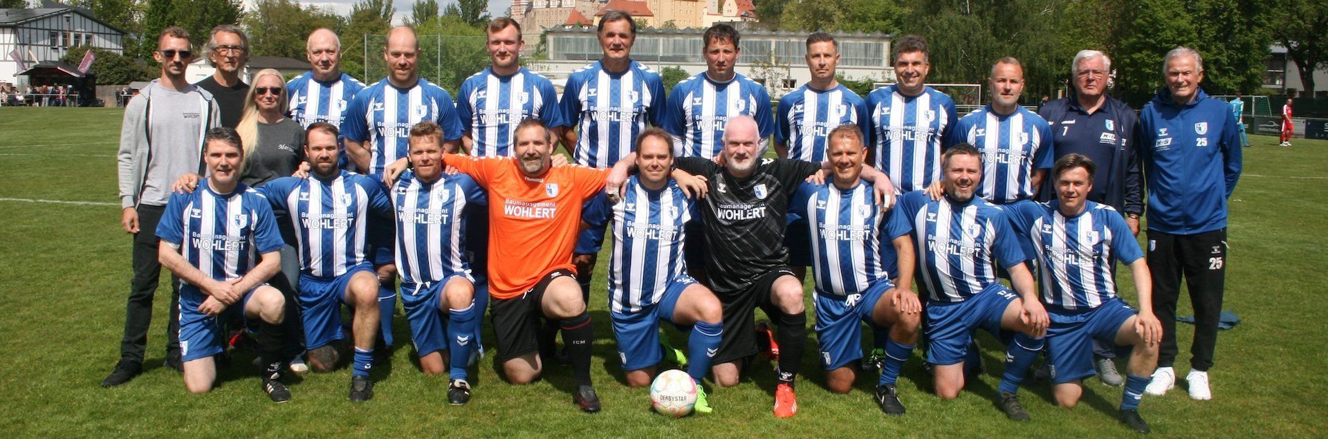 Die Traditionsmannschaft in Bernburg