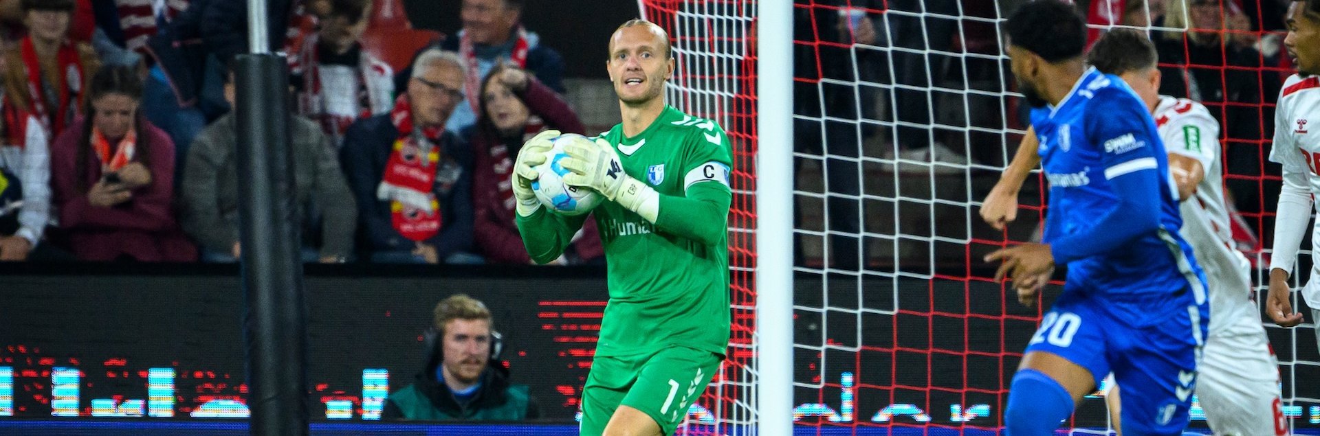 Dominik Reimann im Hinspiel in Köln