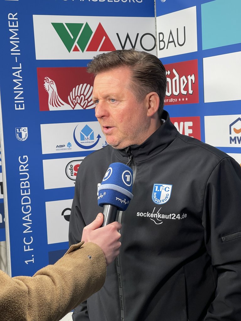 FCM-Trainer Christian Titz war mit der Leistung seiner Mannschaft zufrieden.