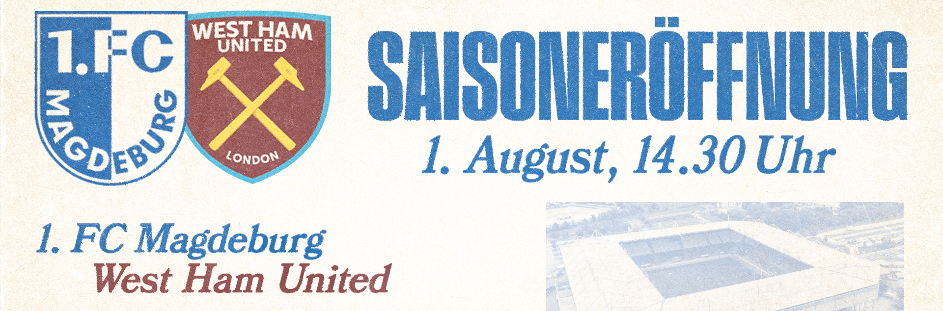 Saisoneröffnung gegen West Ham United