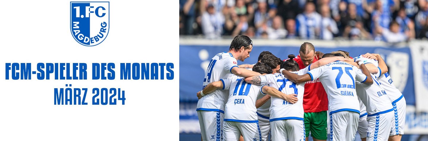 FCMSpieler des Monats März 2024 gesucht 1. FC Magdeburg