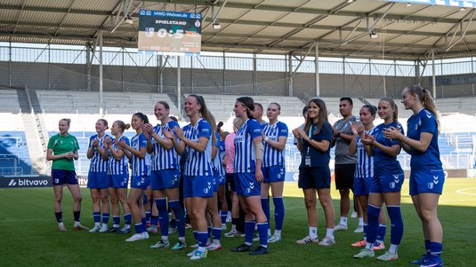 Trotz der Niederlage konnten unsere Frauen stolz auf sich und ihre Leistung sein
